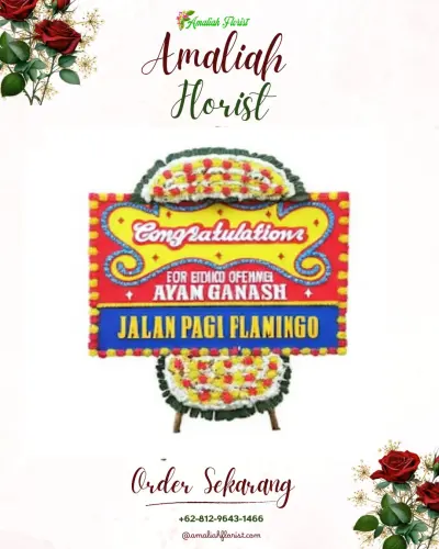 Bunga Papan Congratulation di Latuhalat